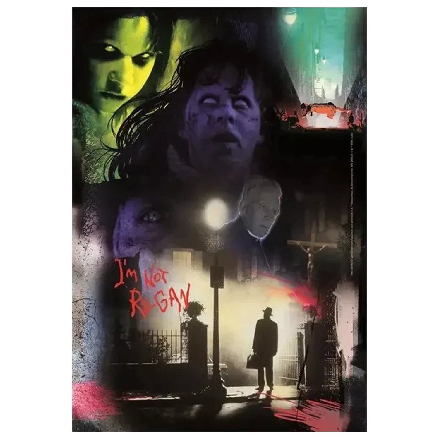 The Exorcist Horror 1000dílné kompaktní puzzle fotografii produktu