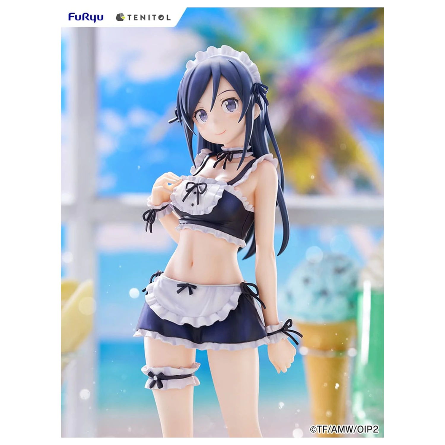 Ore no Imouto ga Konna ni Kawaii Wake ga Nai. Tenitol Tall PVC Soška Aragaki Ayase plavky maid Ver. 30 cm fotografii produktu
