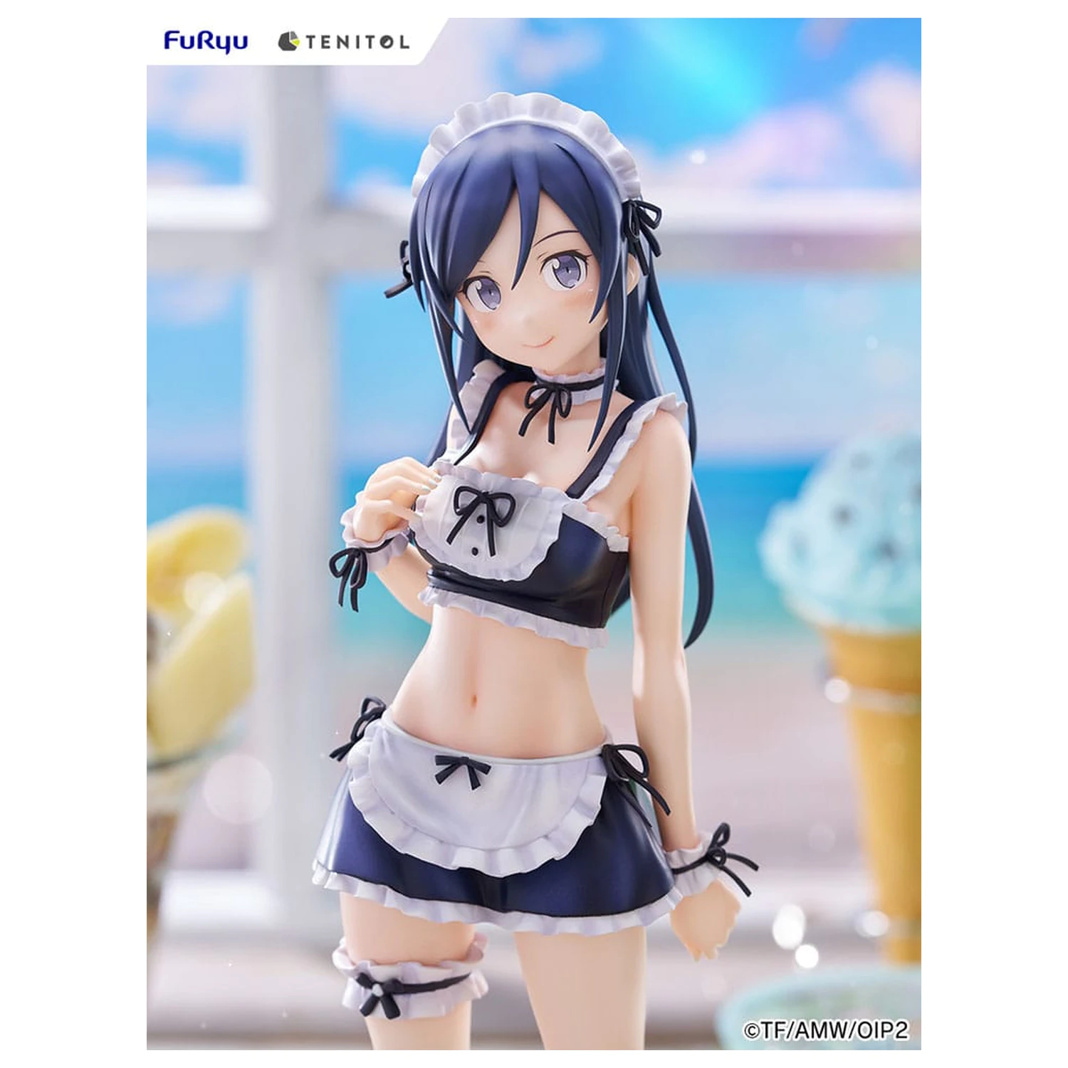 Ore no Imouto ga Konna ni Kawaii Wake ga Nai. Tenitol Tall PVC Soška Aragaki Ayase plavky maid Ver. 30 cm fotografii produktu