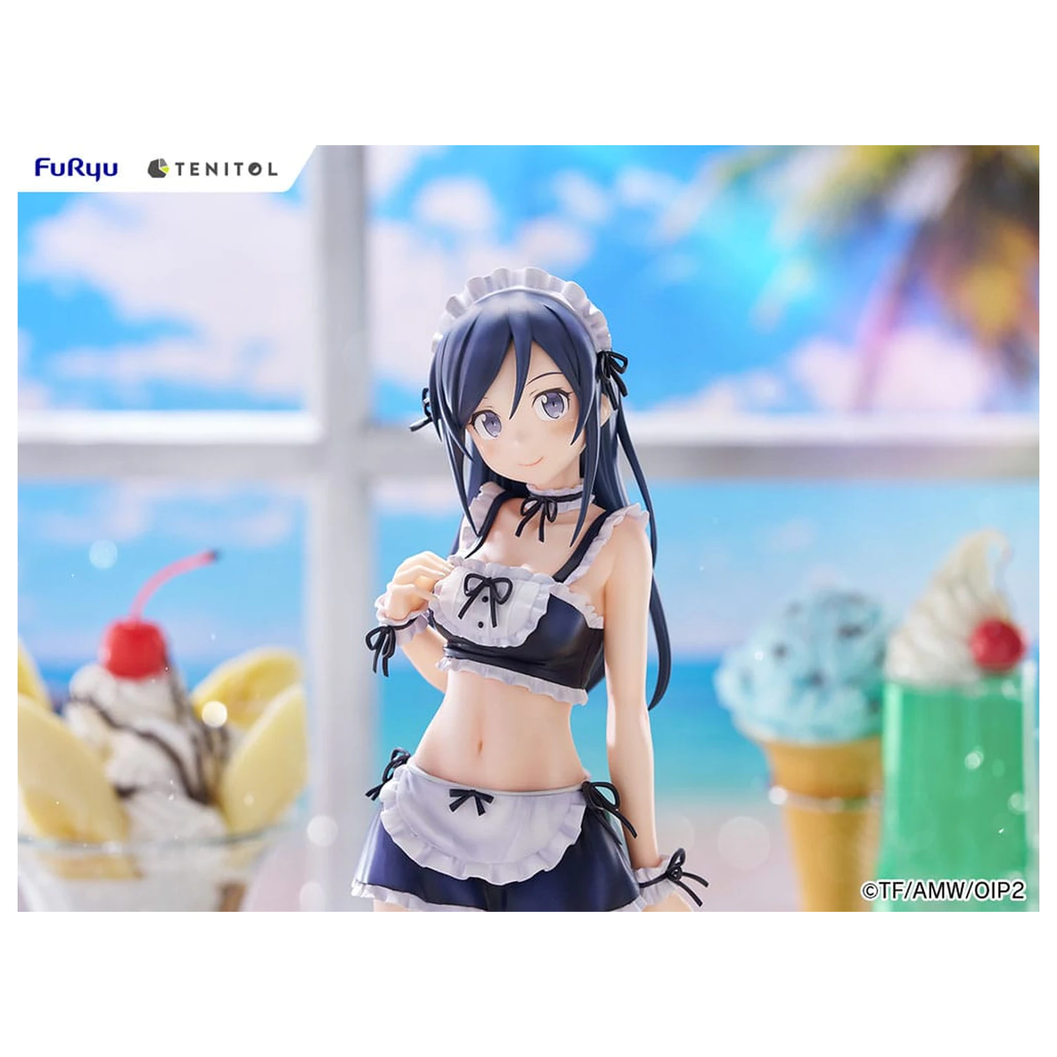 Ore no Imouto ga Konna ni Kawaii Wake ga Nai. Tenitol Tall PVC Soška Aragaki Ayase plavky maid Ver. 30 cm fotografii produktu