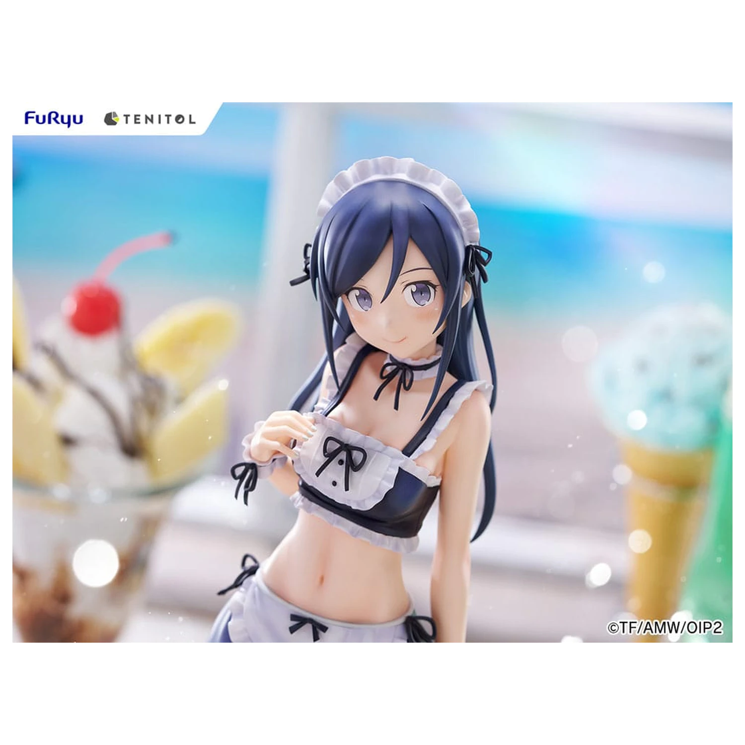 Ore no Imouto ga Konna ni Kawaii Wake ga Nai. Tenitol Tall PVC Soška Aragaki Ayase plavky maid Ver. 30 cm fotografii produktu