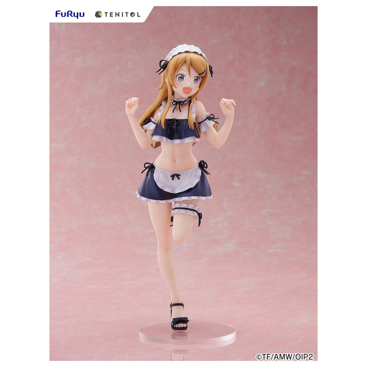 Ore no Imouto ga Konna ni Kawaii Wake ga Nai. Tenitol Vysoká PVC socha Kousaka Kirino v plavkách a oblečení služky Ver. 30 cm fotografii produktu