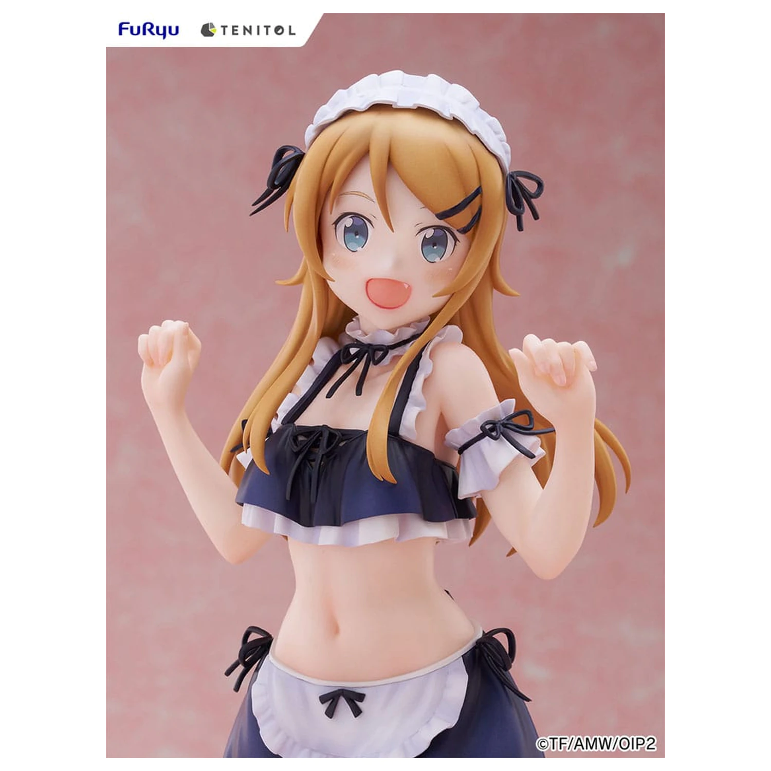 Ore no Imouto ga Konna ni Kawaii Wake ga Nai. Tenitol Vysoká PVC socha Kousaka Kirino v plavkách a oblečení služky Ver. 30 cm fotografii produktu