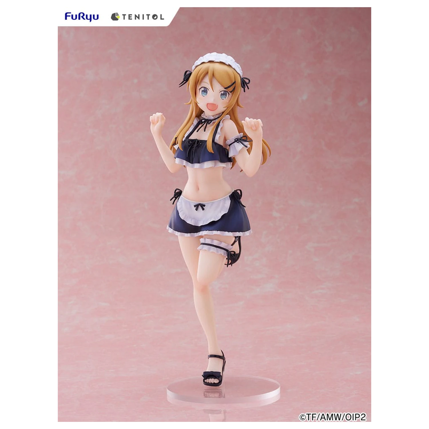 Ore no Imouto ga Konna ni Kawaii Wake ga Nai. Tenitol Vysoká PVC socha Kousaka Kirino v plavkách a oblečení služky Ver. 30 cm fotografii produktu