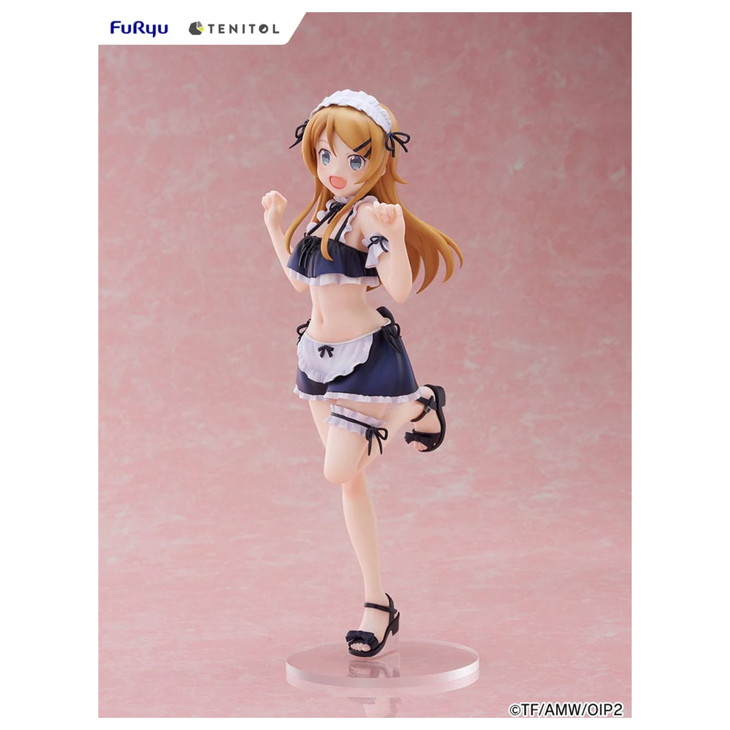 Ore no Imouto ga Konna ni Kawaii Wake ga Nai. Tenitol Vysoká PVC socha Kousaka Kirino v plavkách a oblečení služky Ver. 30 cm fotografii produktu