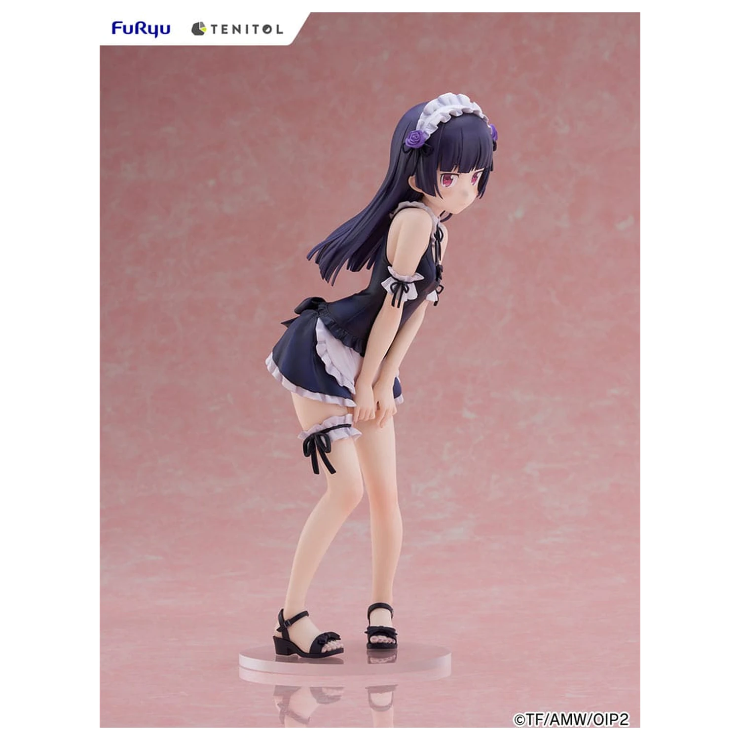 Ore no Imouto ga Konna ni Kawaii Wake ga Nai. Tenitol Tall PVC Socha Kuroneko v plavkách a oblečení služebné Ver. 27 cm fotografii produktu