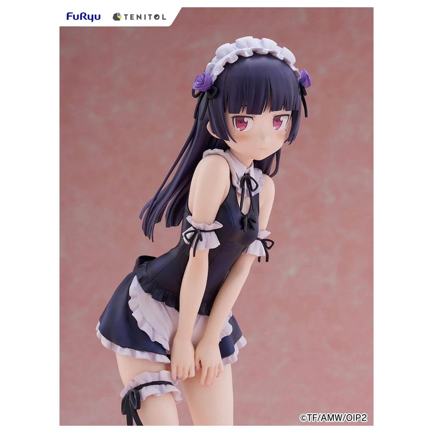 Ore no Imouto ga Konna ni Kawaii Wake ga Nai. Tenitol Tall PVC Socha Kuroneko v plavkách a oblečení služebné Ver. 27 cm fotografii produktu