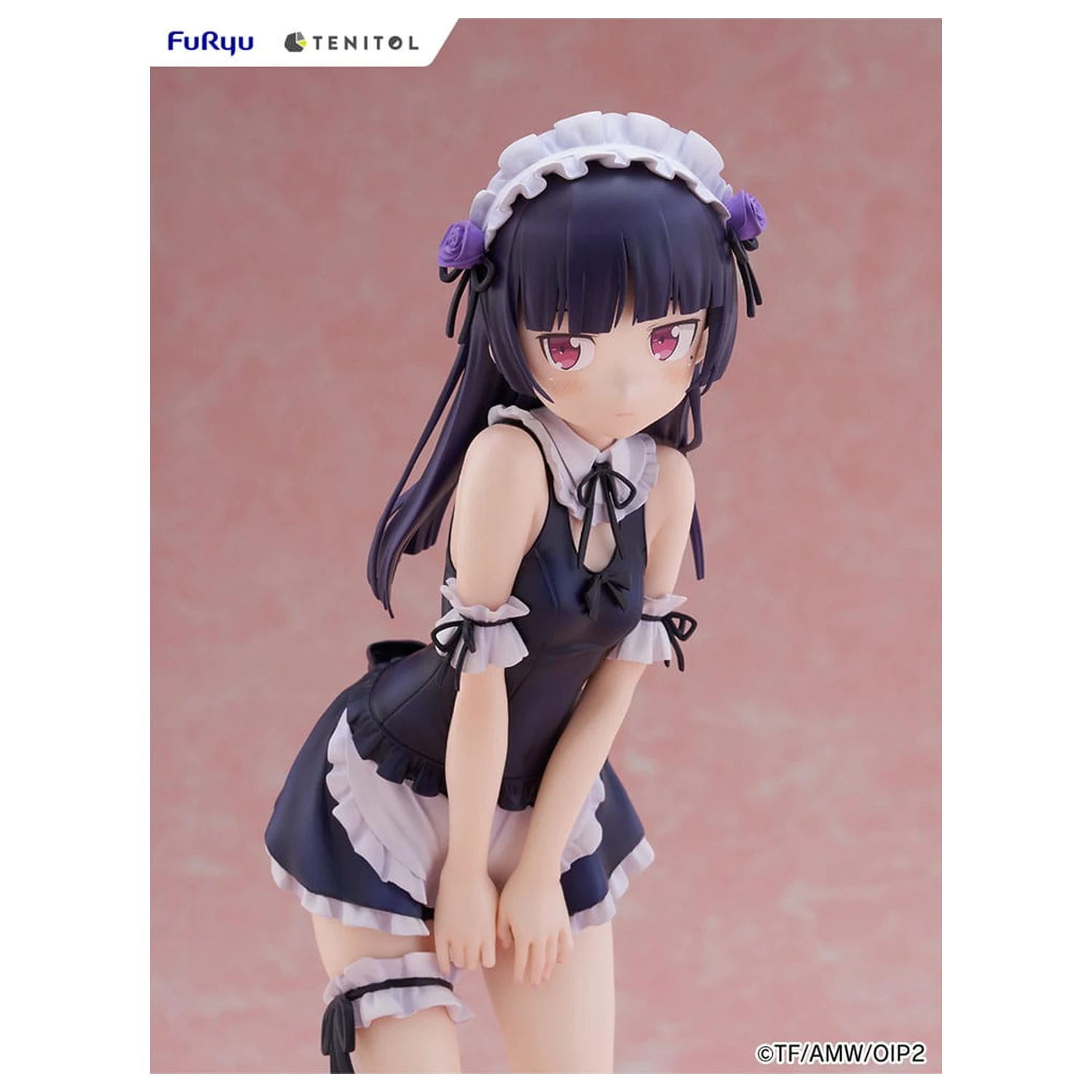 Ore no Imouto ga Konna ni Kawaii Wake ga Nai. Tenitol Tall PVC Socha Kuroneko v plavkách a oblečení služebné Ver. 27 cm fotografii produktu