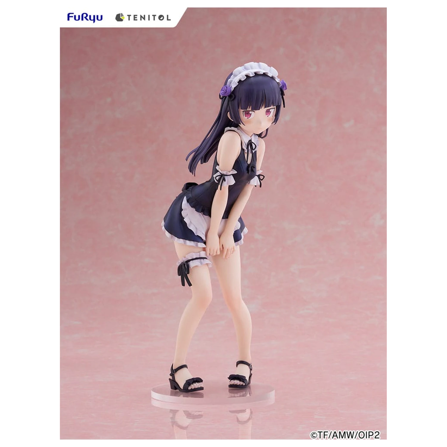 Ore no Imouto ga Konna ni Kawaii Wake ga Nai. Tenitol Tall PVC Socha Kuroneko v plavkách a oblečení služebné Ver. 27 cm fotografii produktu