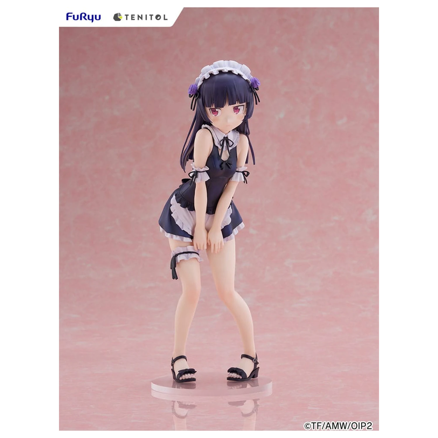 Ore no Imouto ga Konna ni Kawaii Wake ga Nai. Tenitol Tall PVC Socha Kuroneko v plavkách a oblečení služebné Ver. 27 cm fotografii produktu