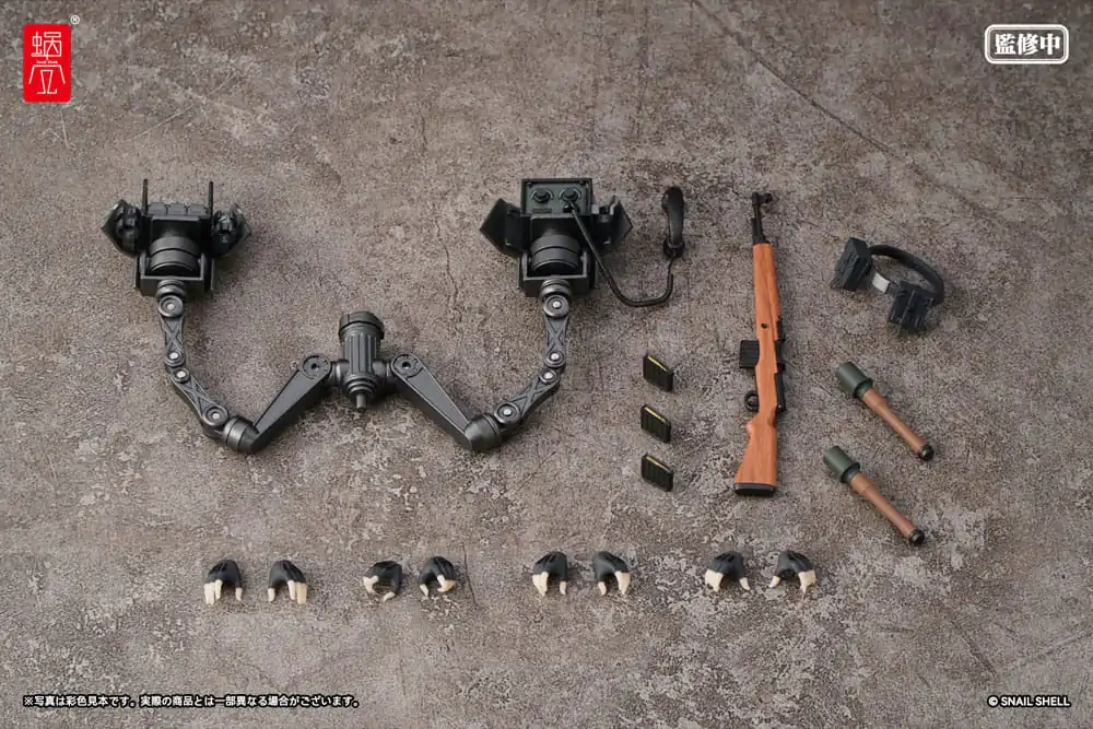 Originální figurka postavy – akční figurka díly 1/12 Optional Armament Parts Panzer Bunny Anneliese fotografii produktu