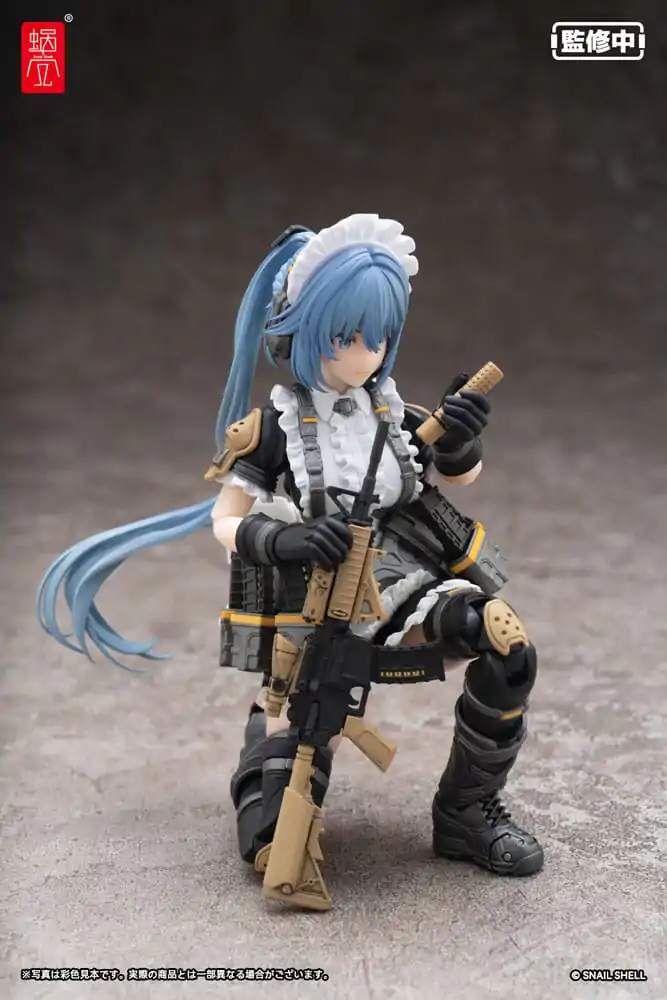 Originální stavebnice akční figurky postavy 1/12 RA-02 Tactical Maid Kazune Tokiwa 16 cm fotografii produktu