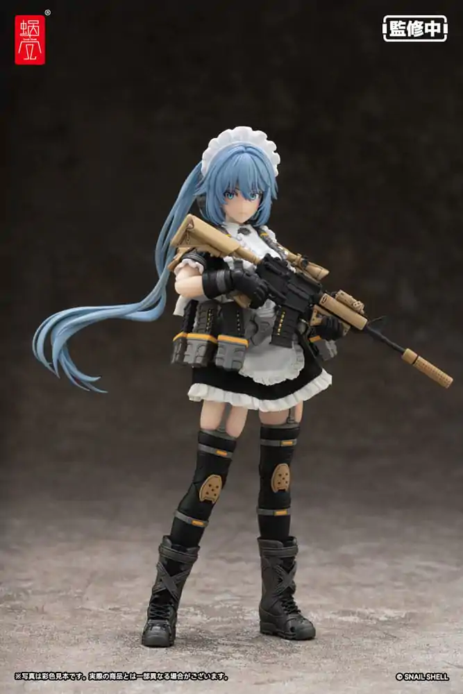 Originální stavebnice akční figurky postavy 1/12 RA-02 Tactical Maid Kazune Tokiwa 16 cm fotografii produktu