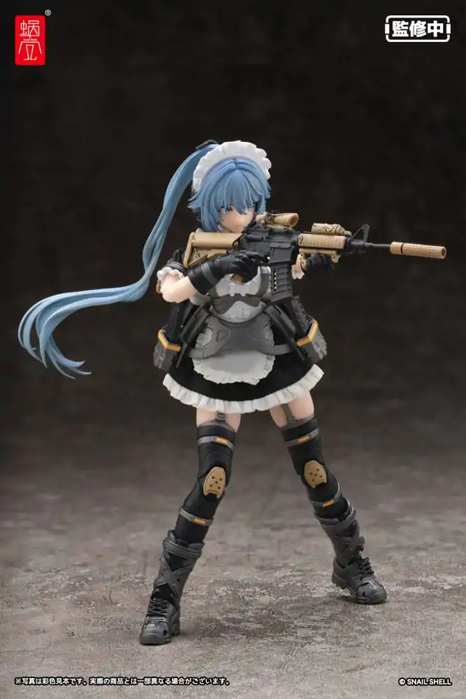 Originální stavebnice akční figurky postavy 1/12 RA-02 Tactical Maid Kazune Tokiwa 16 cm fotografii produktu