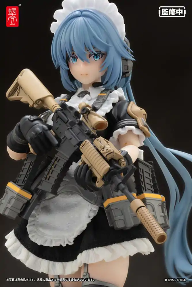 Originální stavebnice akční figurky postavy 1/12 RA-02 Tactical Maid Kazune Tokiwa 16 cm fotografii produktu