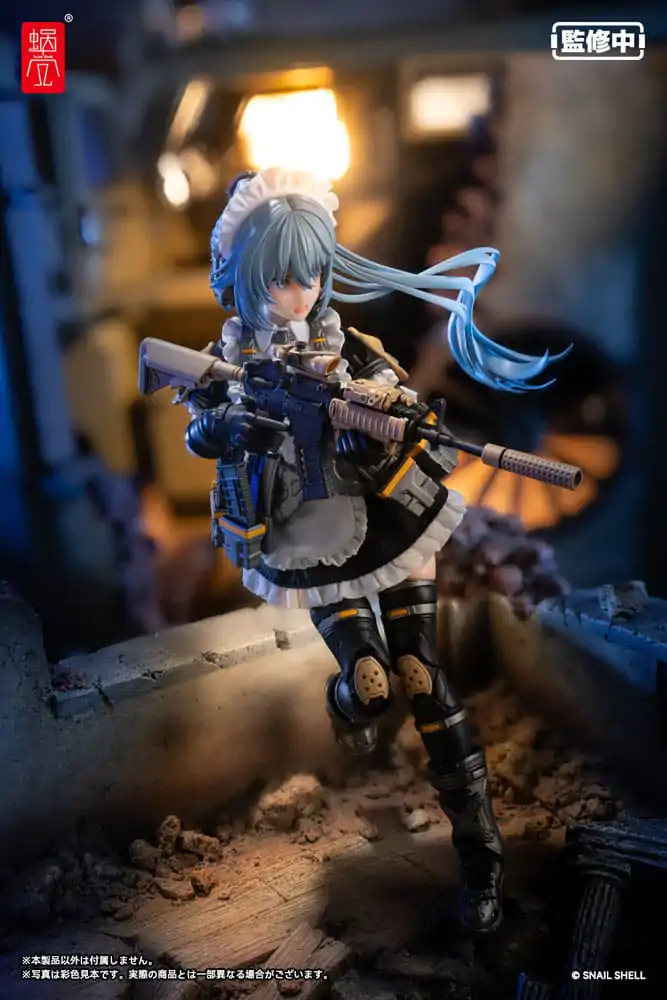 Originální stavebnice akční figurky postavy 1/12 RA-02 Tactical Maid Kazune Tokiwa 16 cm fotografii produktu