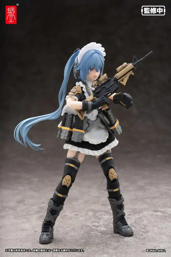 Originální stavebnice akční figurky postavy 1/12 RA-02 Tactical Maid Kazune Tokiwa 16 cm fotografii produktu