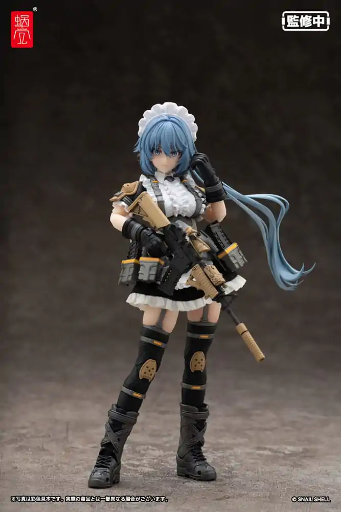 Originální stavebnice akční figurky postavy 1/12 RA-02 Tactical Maid Kazune Tokiwa 16 cm fotografii produktu