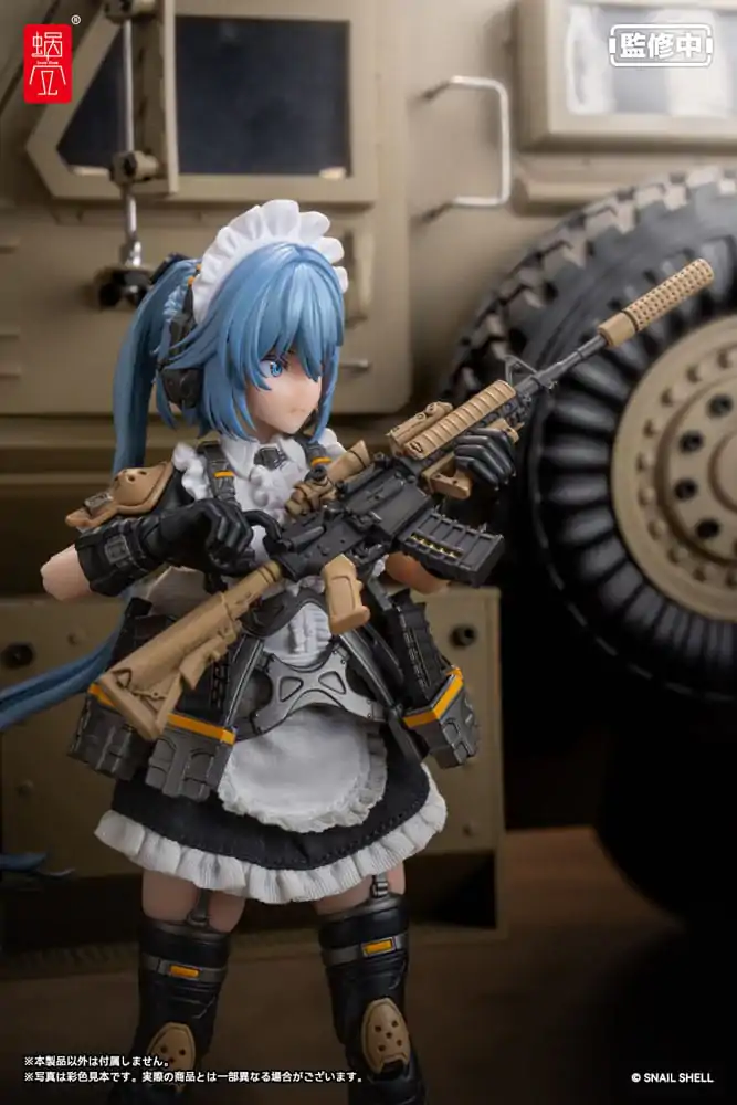 Originální stavebnice akční figurky postavy 1/12 RA-02 Tactical Maid Kazune Tokiwa 16 cm fotografii produktu