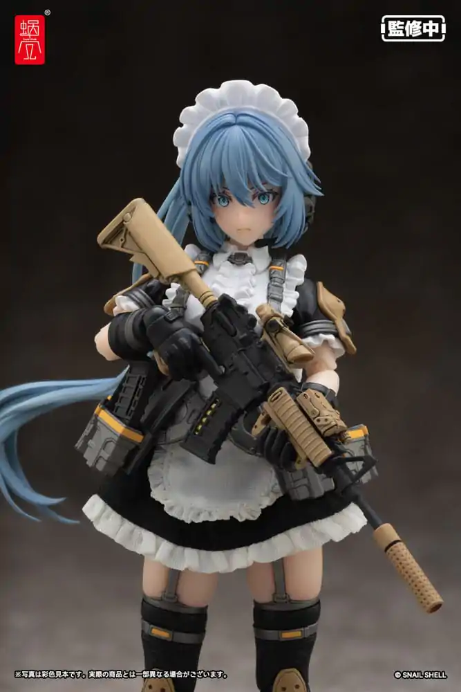 Originální stavebnice akční figurky postavy 1/12 RA-02 Tactical Maid Kazune Tokiwa 16 cm fotografii produktu