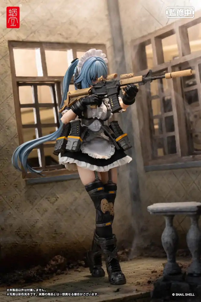 Originální stavebnice akční figurky postavy 1/12 RA-02 Tactical Maid Kazune Tokiwa 16 cm fotografii produktu