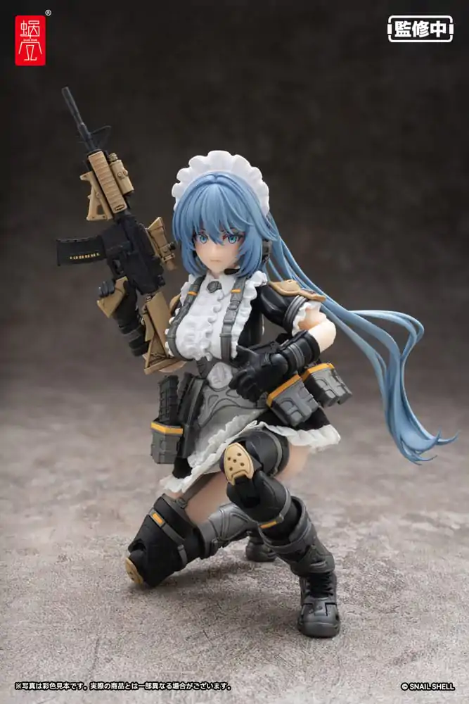 Originální stavebnice akční figurky postavy 1/12 RA-02 Tactical Maid Kazune Tokiwa 16 cm fotografii produktu