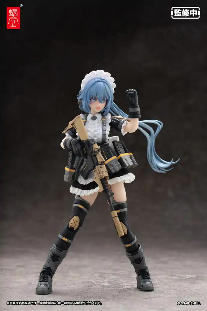 Originální stavebnice akční figurky postavy 1/12 RA-02 Tactical Maid Kazune Tokiwa 16 cm fotografii produktu