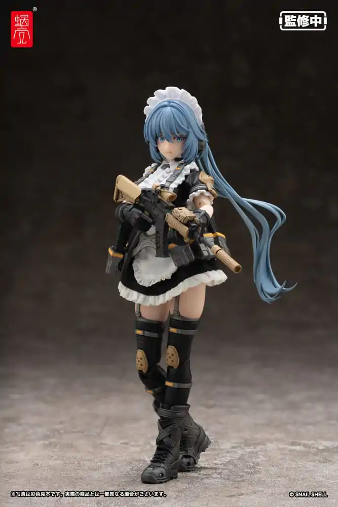 Originální stavebnice akční figurky postavy 1/12 RA-02 Tactical Maid Kazune Tokiwa 16 cm fotografii produktu