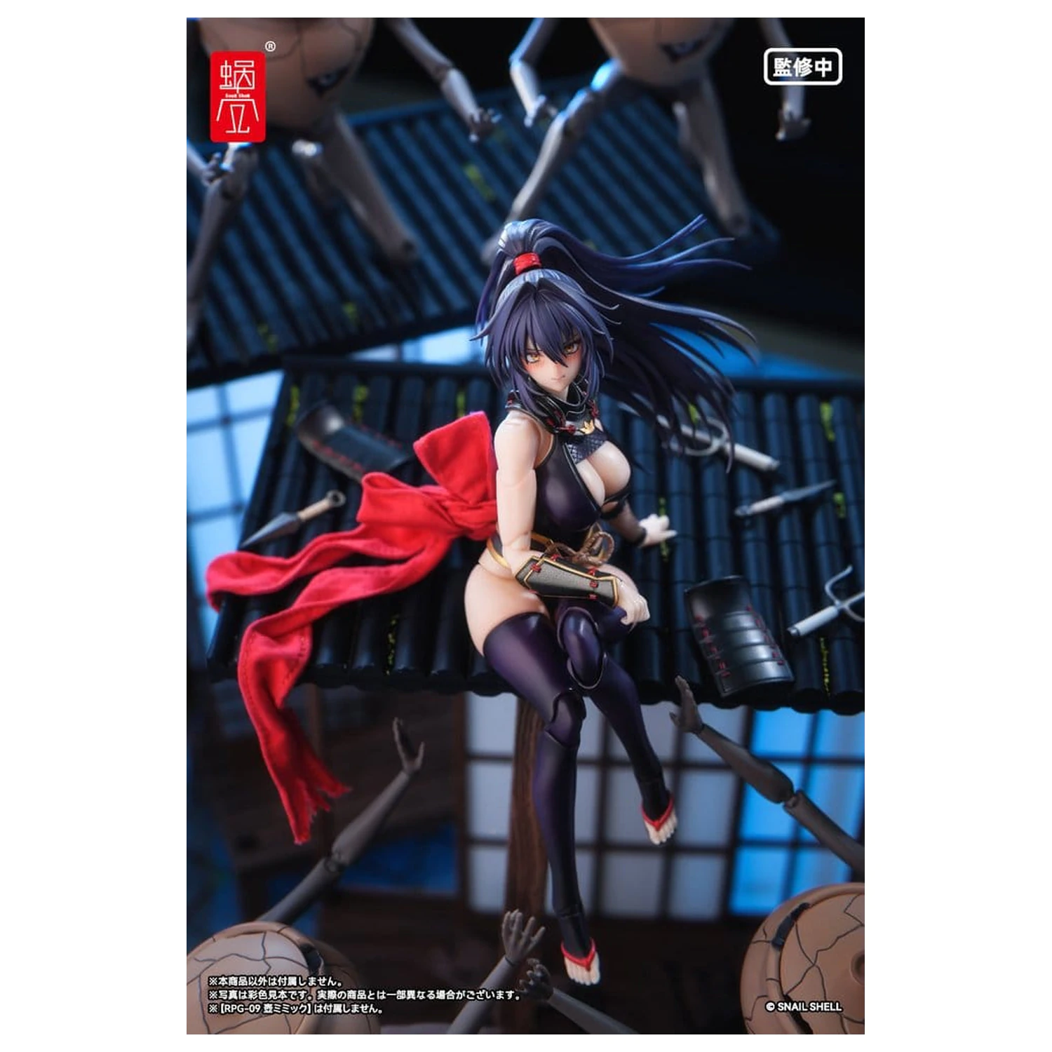Original Character akční figurka 1/12 RPGEX-10 Kunoichi Reppuu 16 cm fotografii produktu