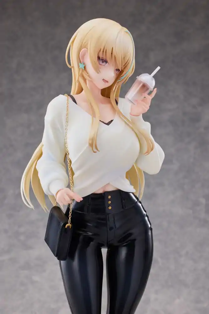 Original Character Socha 1/4 Aoi Koigakubo Illustrated by Fujiko Leather Pants Deluxe Edition 42 cm fotografii produktu