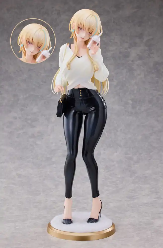 Original Character Socha 1/4 Aoi Koigakubo Illustrated by Fujiko Leather Pants Deluxe Edition 42 cm fotografii produktu