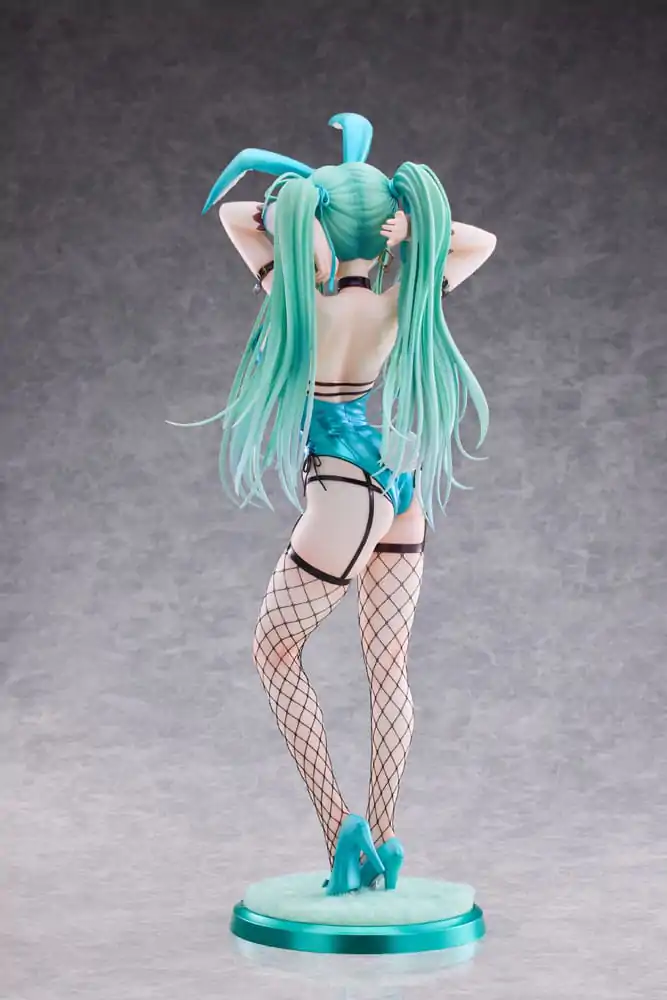 Originální postava PVC socha 1/4 Green Twin Tail Bunny-chan Fishnet Tights Ver. 43 cm fotografii produktu