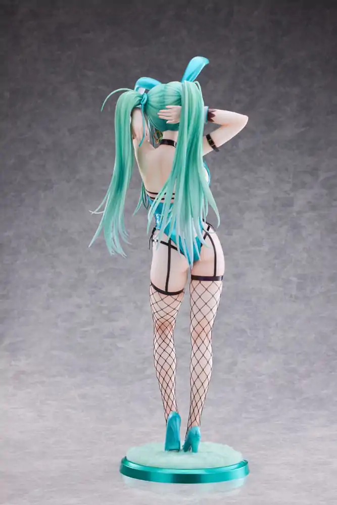 Originální postava PVC socha 1/4 Green Twin Tail Bunny-chan Fishnet Tights Ver. 43 cm fotografii produktu