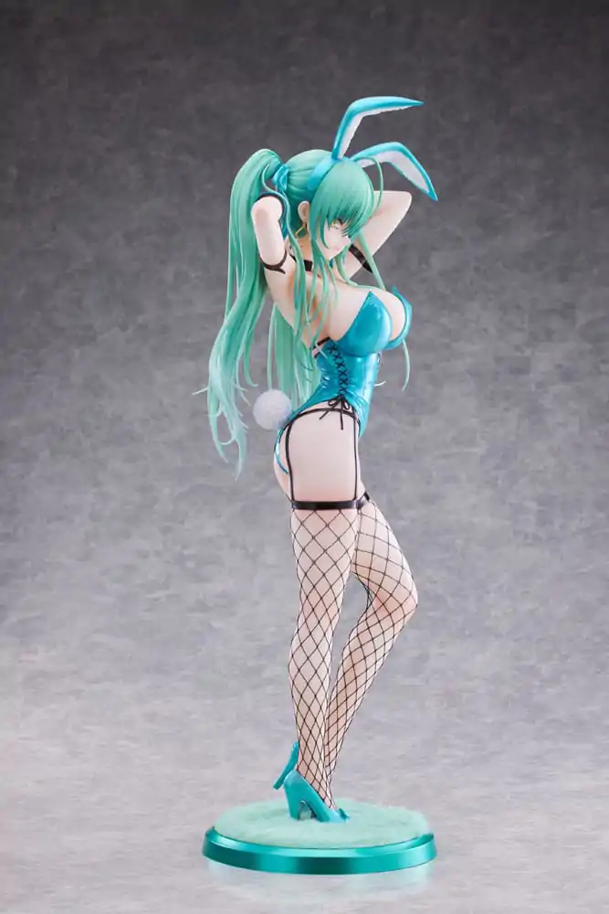 Originální postava PVC socha 1/4 Green Twin Tail Bunny-chan Fishnet Tights Ver. 43 cm fotografii produktu