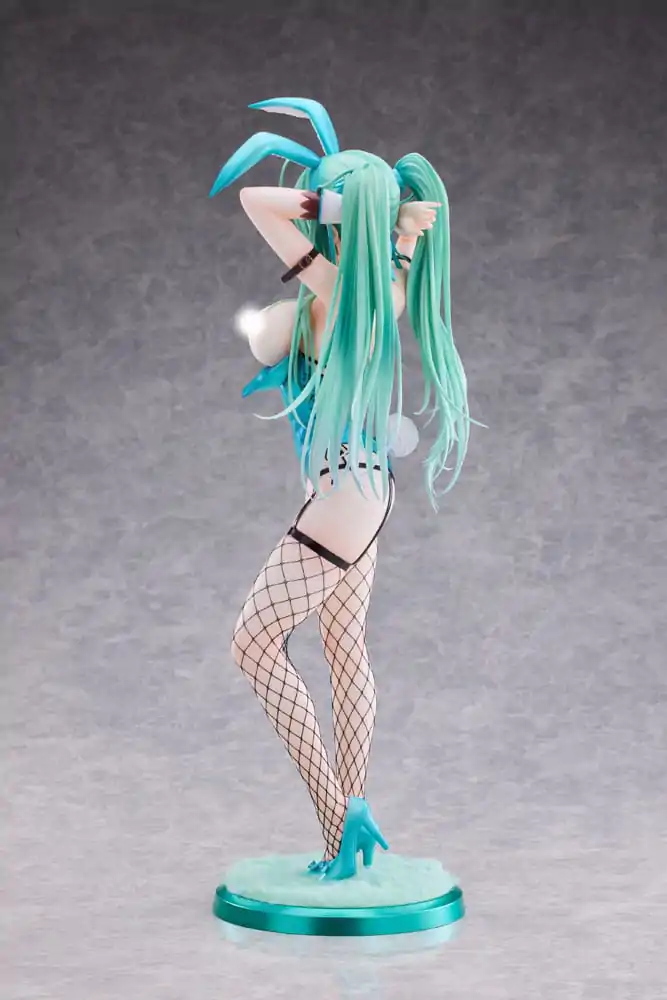 Originální postava PVC socha 1/4 Green Twin Tail Bunny-chan Fishnet Tights Ver. 43 cm fotografii produktu