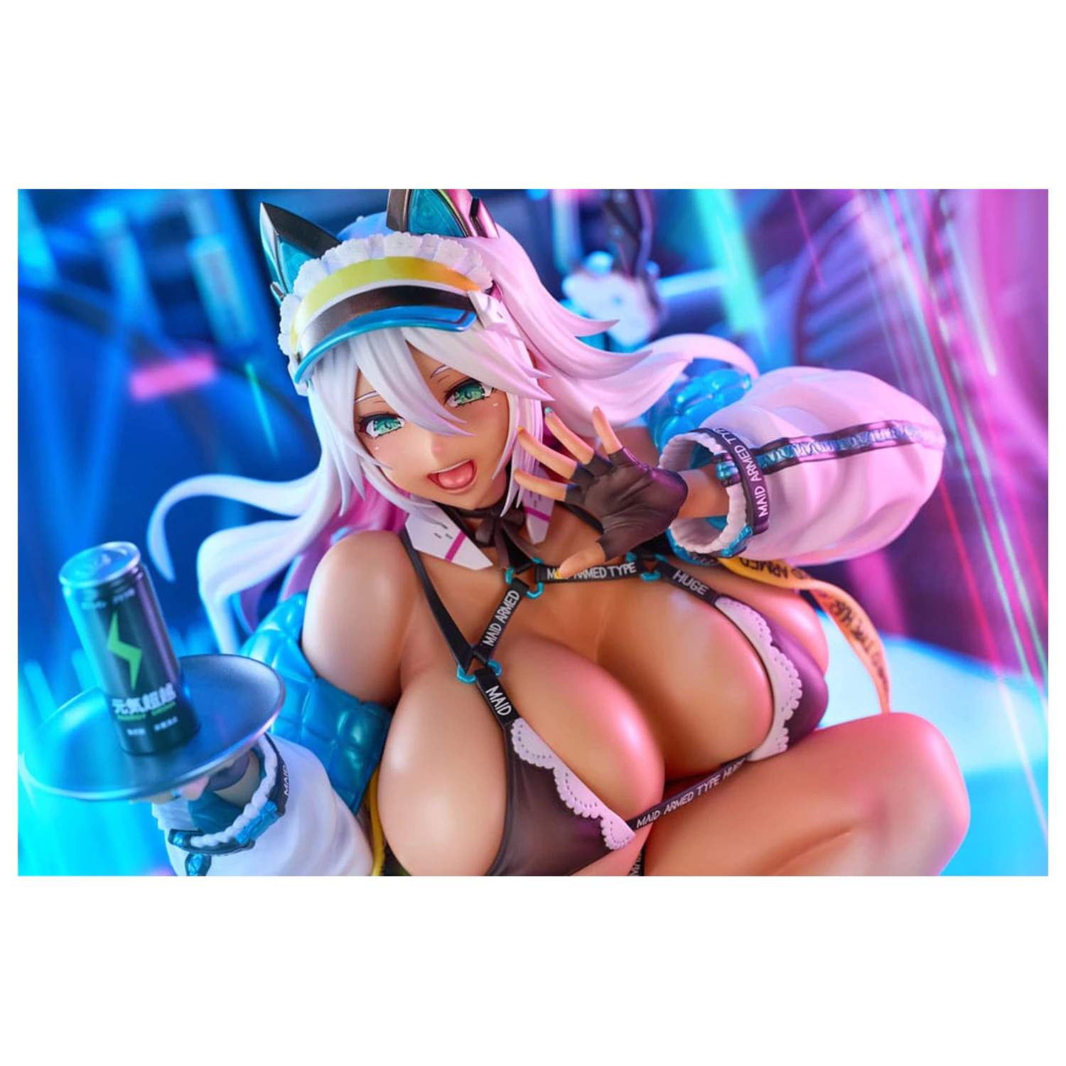 Original Character Socha 1/4 Meido-Busou: Ax Street ver. Pixel Philia Edition 37 cm fotografii produktu