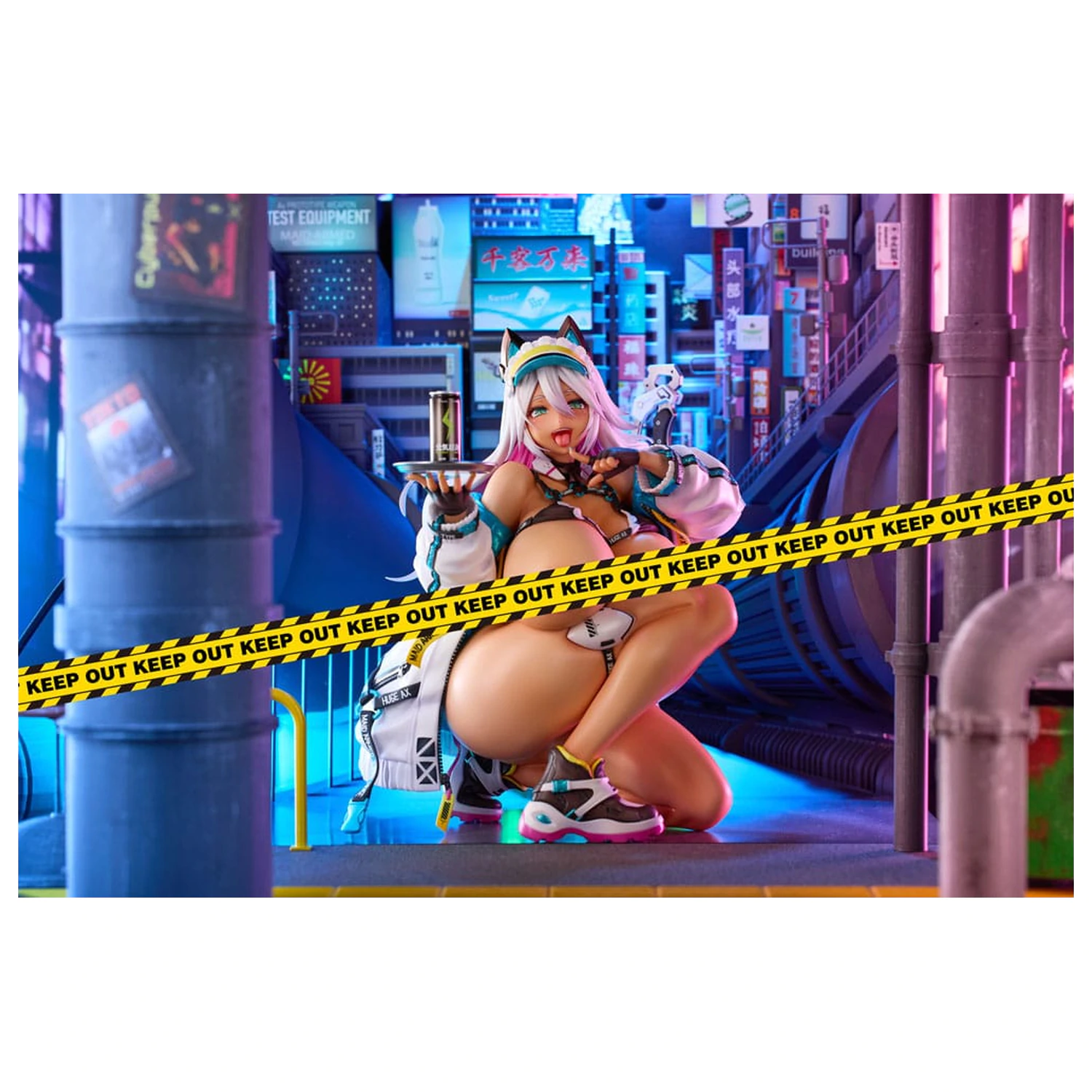 Original Character Socha 1/4 Meido-Busou: Ax Street ver. Pixel Philia Edition 37 cm fotografii produktu