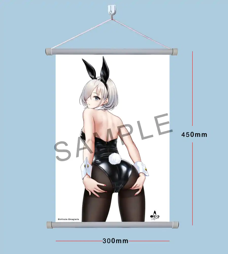 Originální postava PVC socha 1/4 Mihiro Sashou Bunny Girl Deluxe edice 42 cm fotografii produktu