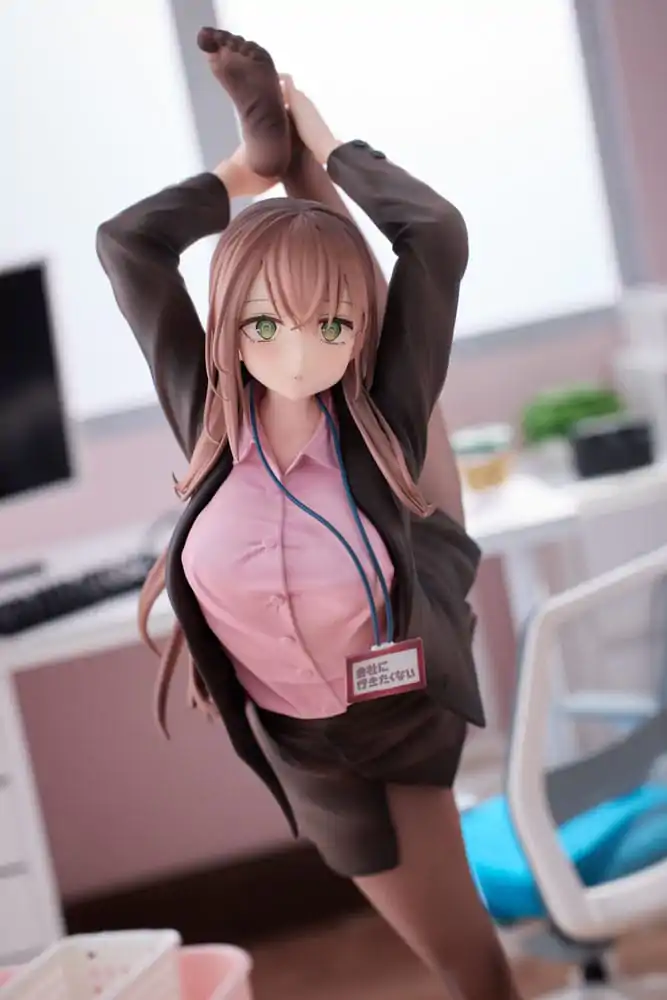 Originální figurka postavy z PVC 1/6 OL-chan, která nechce do práce, růžová verze, Deluxe edice 26 cm fotografii produktu