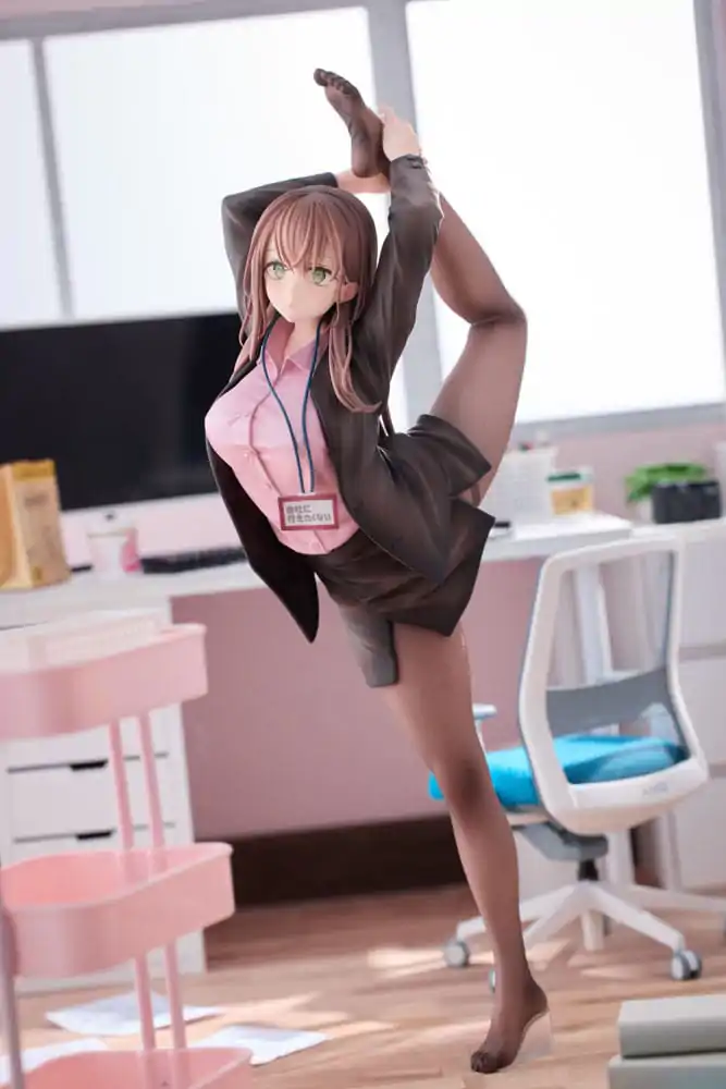 Originální figurka postavy z PVC 1/6 OL-chan, která nechce do práce, růžová verze, Deluxe edice 26 cm fotografii produktu