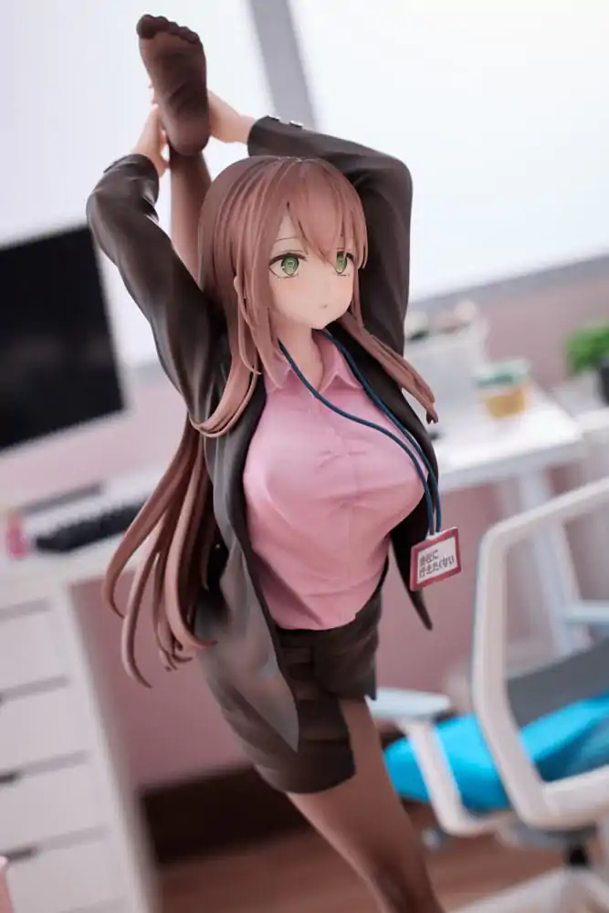 Originální figurka postavy z PVC 1/6 OL-chan, která nechce do práce, růžová verze, Deluxe edice 26 cm fotografii produktu