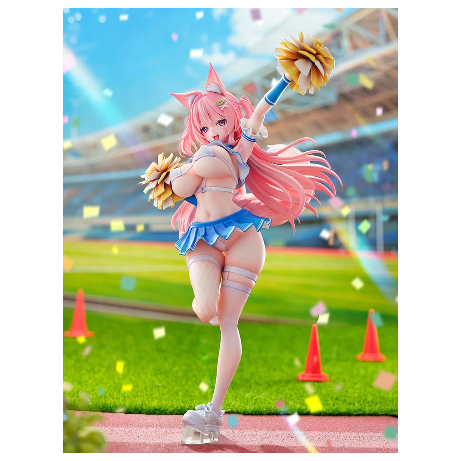 Original Character Socha 1/5 Kemomimi Cheer Girl illustration by Yatanuki Kei 35 cm fotografii produktu
