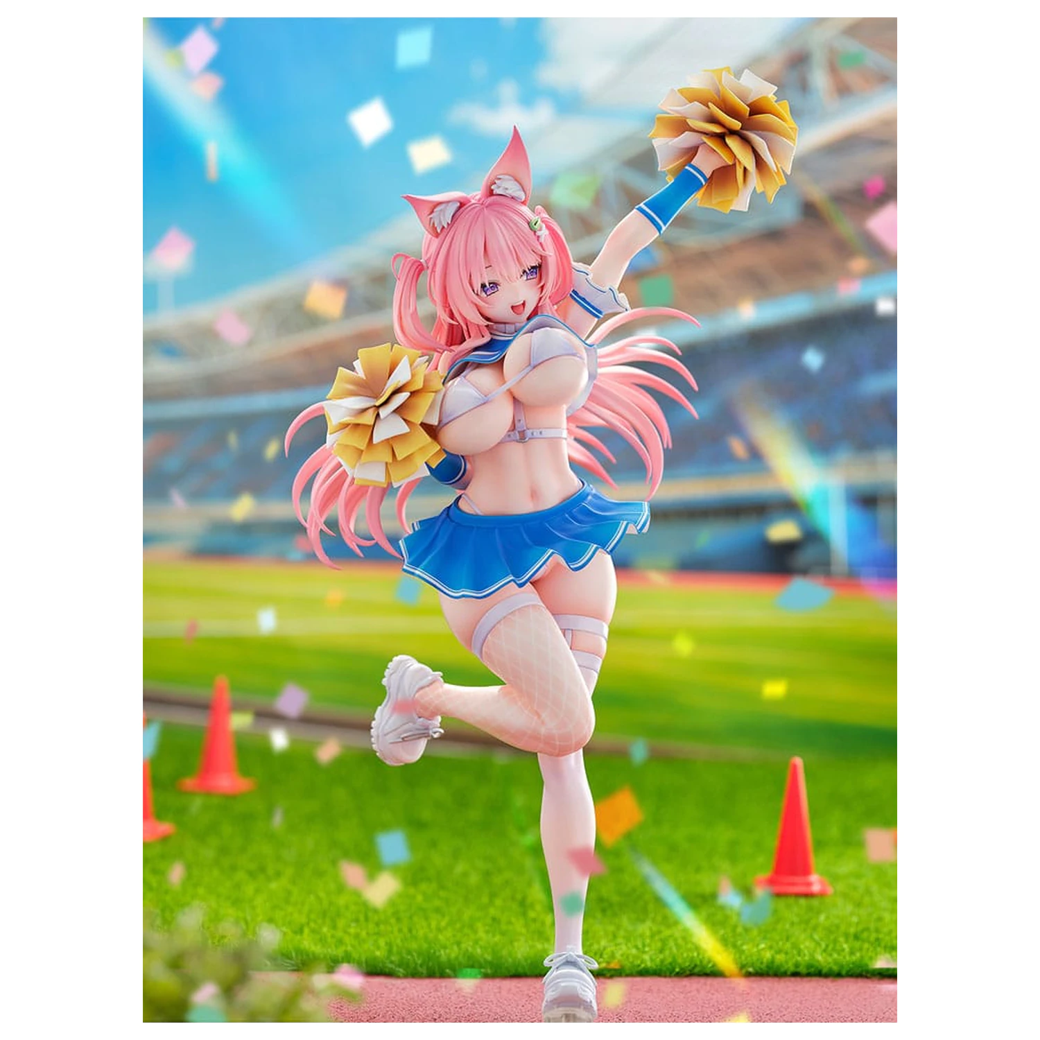 Original Character Socha 1/5 Kemomimi Cheer Girl illustration by Yatanuki Kei 35 cm fotografii produktu
