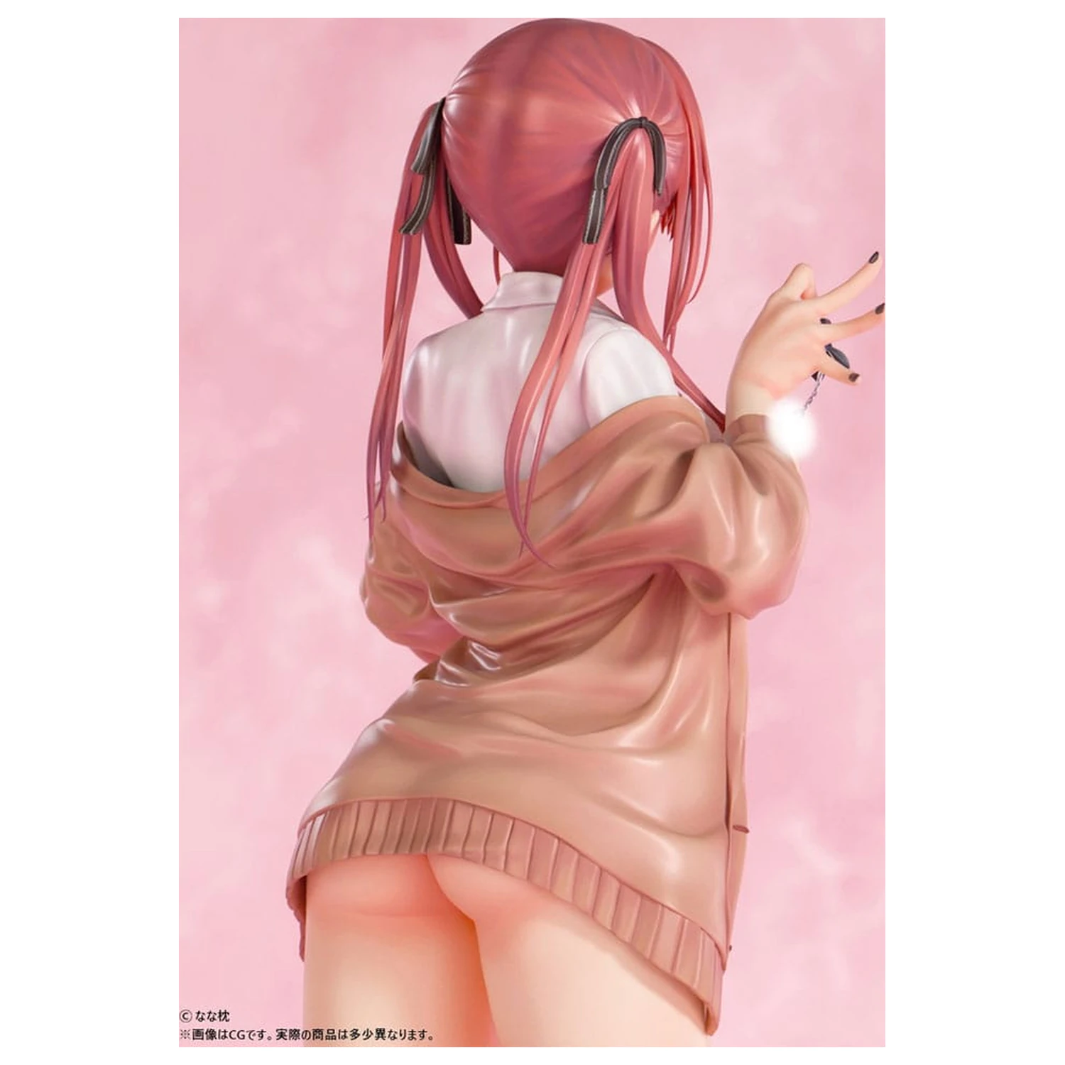 Socha Original Character 1/5 Red-Haired Gyaru-Chan Bare Face Ver. Ilustrace od Nanamakura 29 cm fotografii produktu