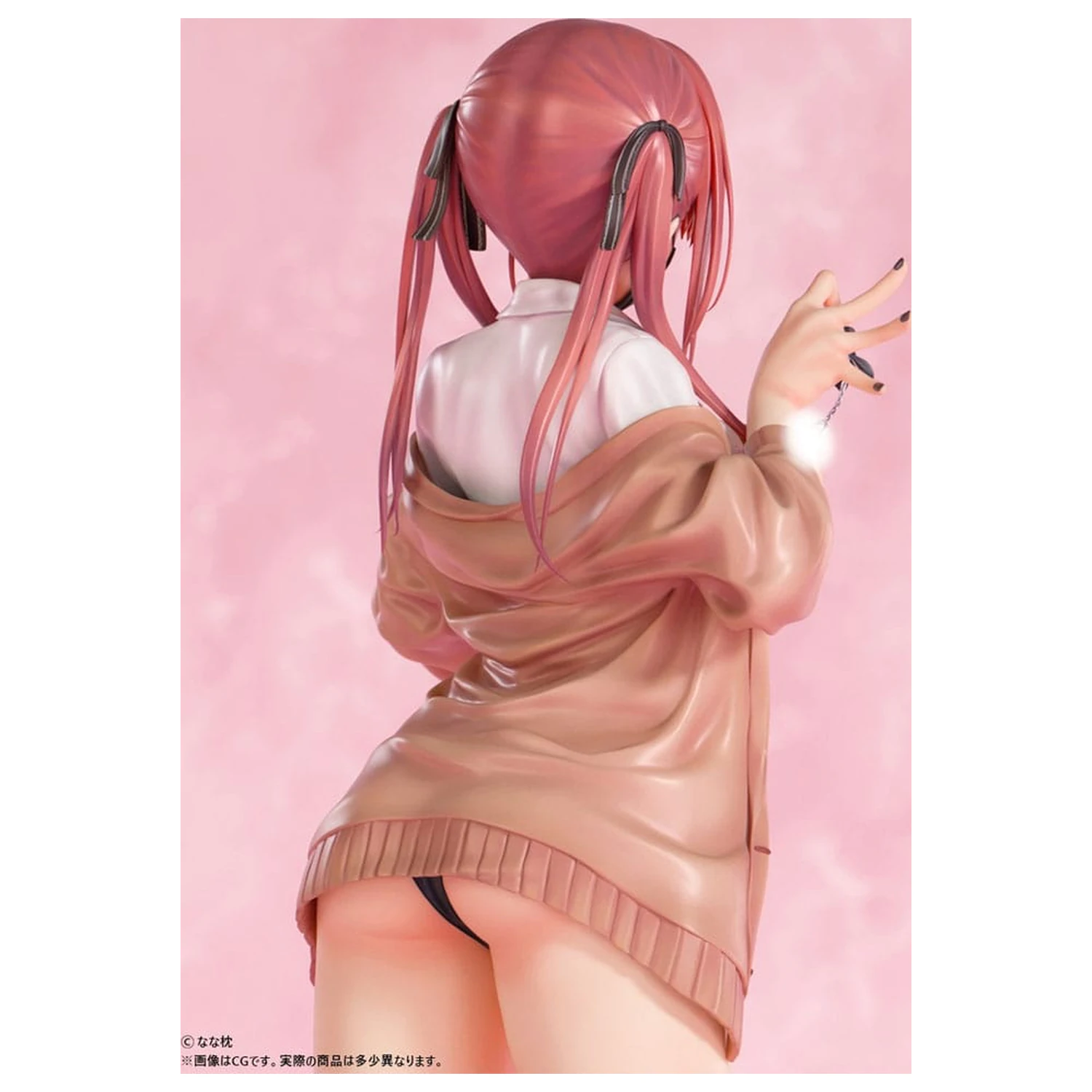 Soška Original Character 1/5 Red-Haired Gyaru-Chan Mask Ver. Ilustrace Nanamakura 29 cm fotografii produktu