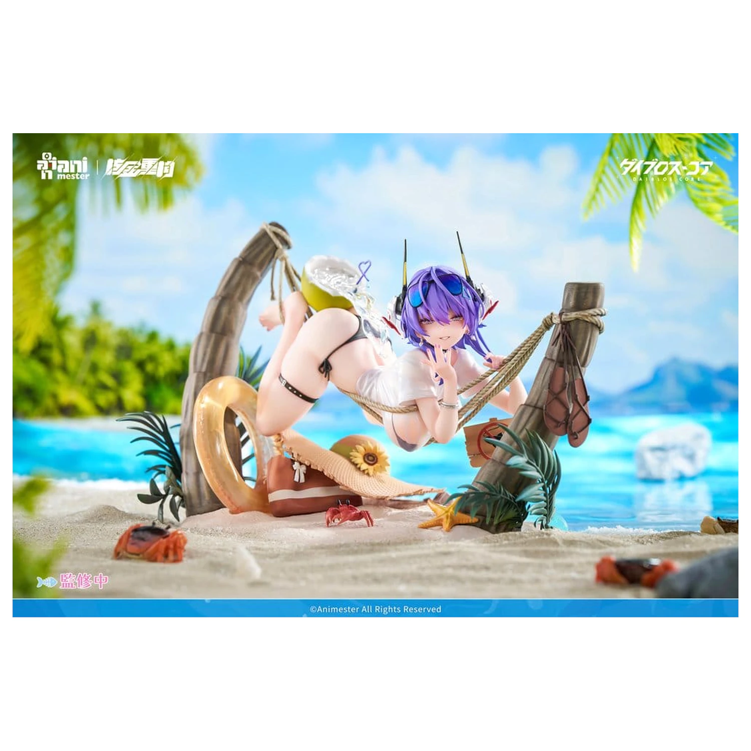 Original Character PVC figurka 1/6 Bright Summer Barbera·Red ilustrace od DaiblosCore 14 cm fotografii produktu