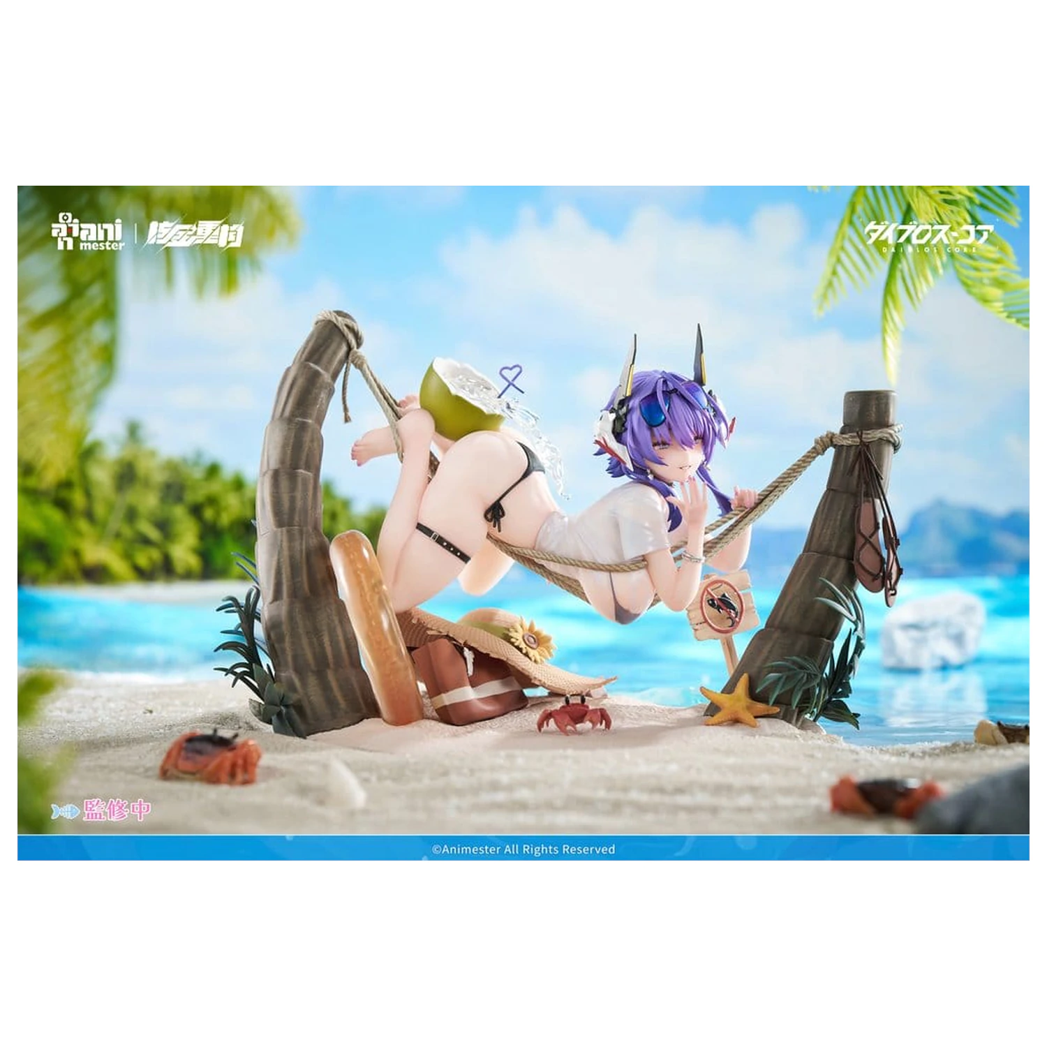 Original Character PVC figurka 1/6 Bright Summer Barbera·Red ilustrace od DaiblosCore 14 cm fotografii produktu