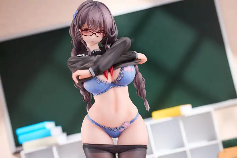 Original Character PVC soška 1/6 Gap Glasses Girl Who Doesn't Want To Take Physical Education Class 28 cm fotografii produktu