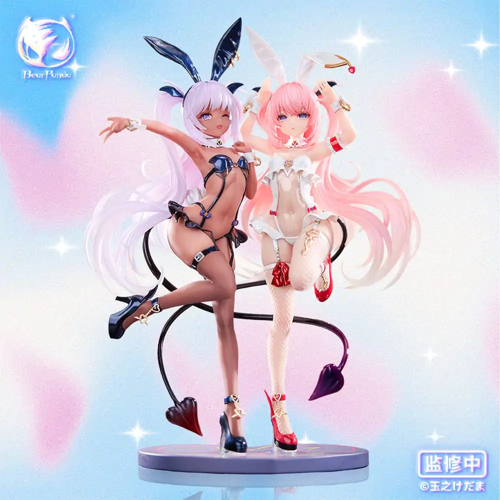 Originální postava PVC Sochy 1/6 Lulumu & Kulomu ilustrace od Tamano Kedama 27 cm fotografii produktu