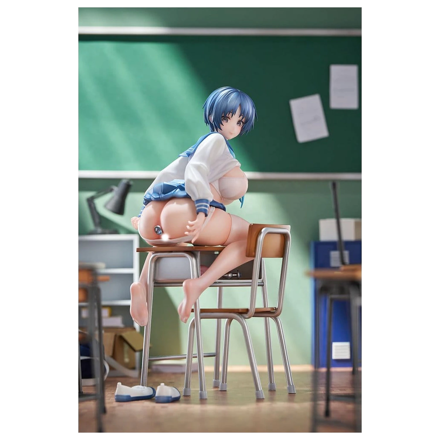Original Character Figure 1/6 "Mousou Tights.44": Ruri-chan Illustration by Hyouuma 27 cm fotografii produktu
